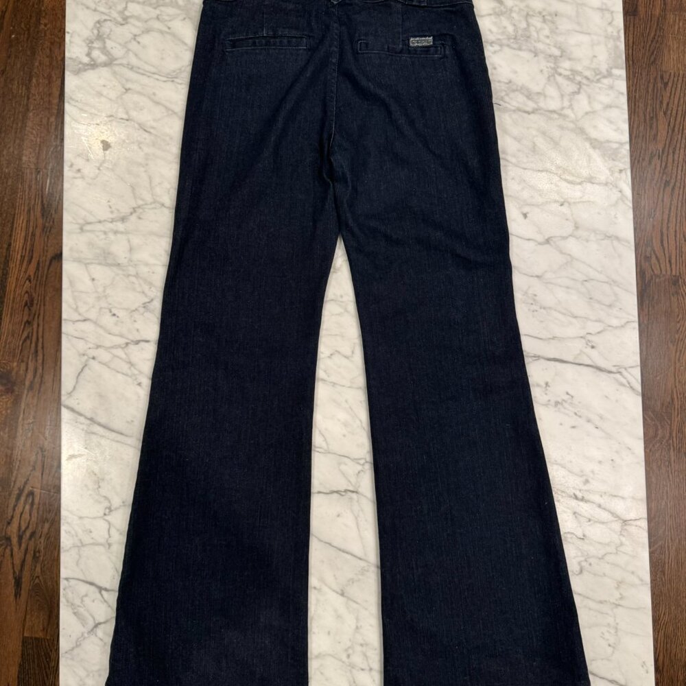 7 For all Mankind Flared Denim With Straps - Picture 5 of 5